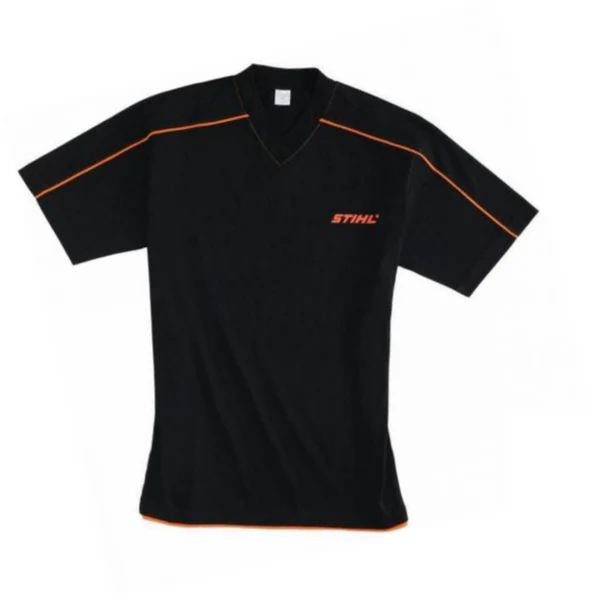 STIHL-Genuine-V-Neck-T-Shirt-Black T-särk STIHL