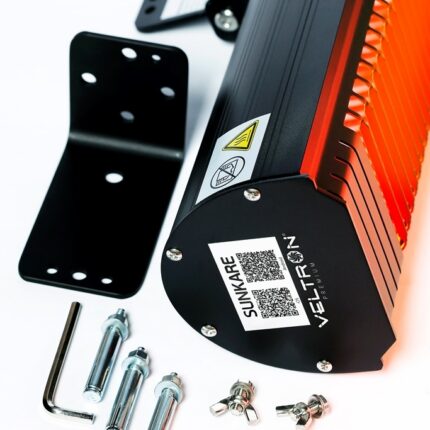 Infrapuna soojuskiirgur Veltron PREMIUM 200KB 2kW, must