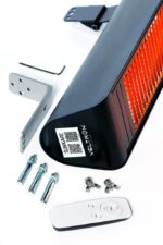 Infrapuna soojuskiirgur Veltron PREMIUM OVAL-200KB 2kW, must