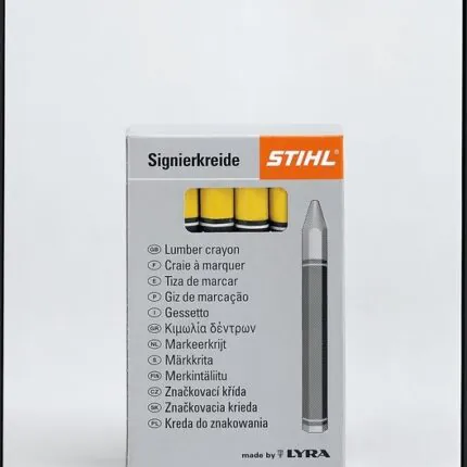 Märkekriit kollane 12 tk/pk märjale ja kuivale puule