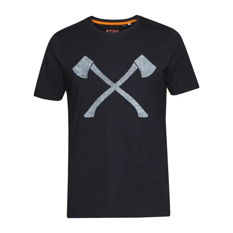 T-särk AXE WOOD Must