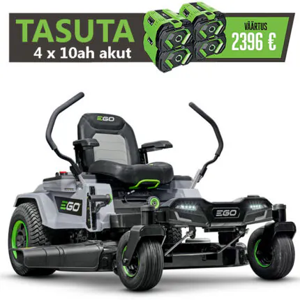 Nullpöörderaadiusega akumurutraktor EGO ZT4201E-L