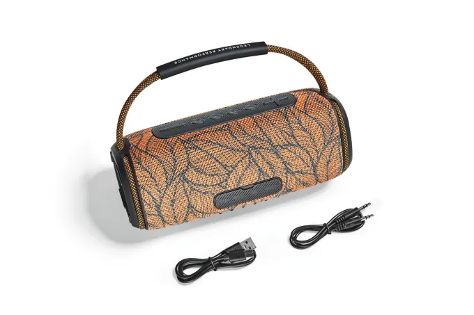 Kõlar Bluetooth LED ORANGE/BLACK