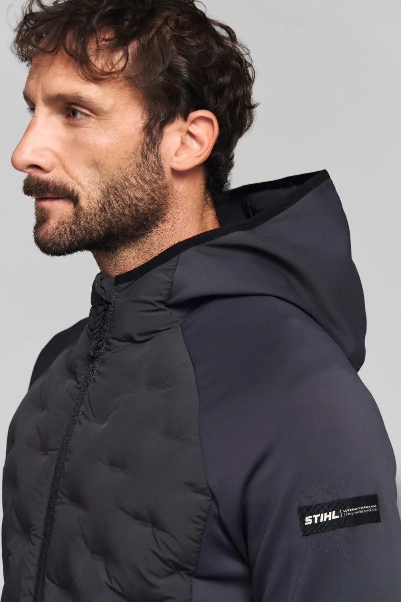 STIHL Jakk HYBRID HOOD meeste hallikas roheline, M
